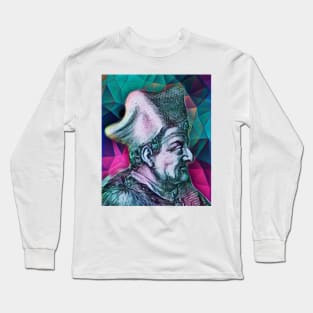 Lorenzo Valla Portrait | Lorenzo Valla Artwork 4 Long Sleeve T-Shirt